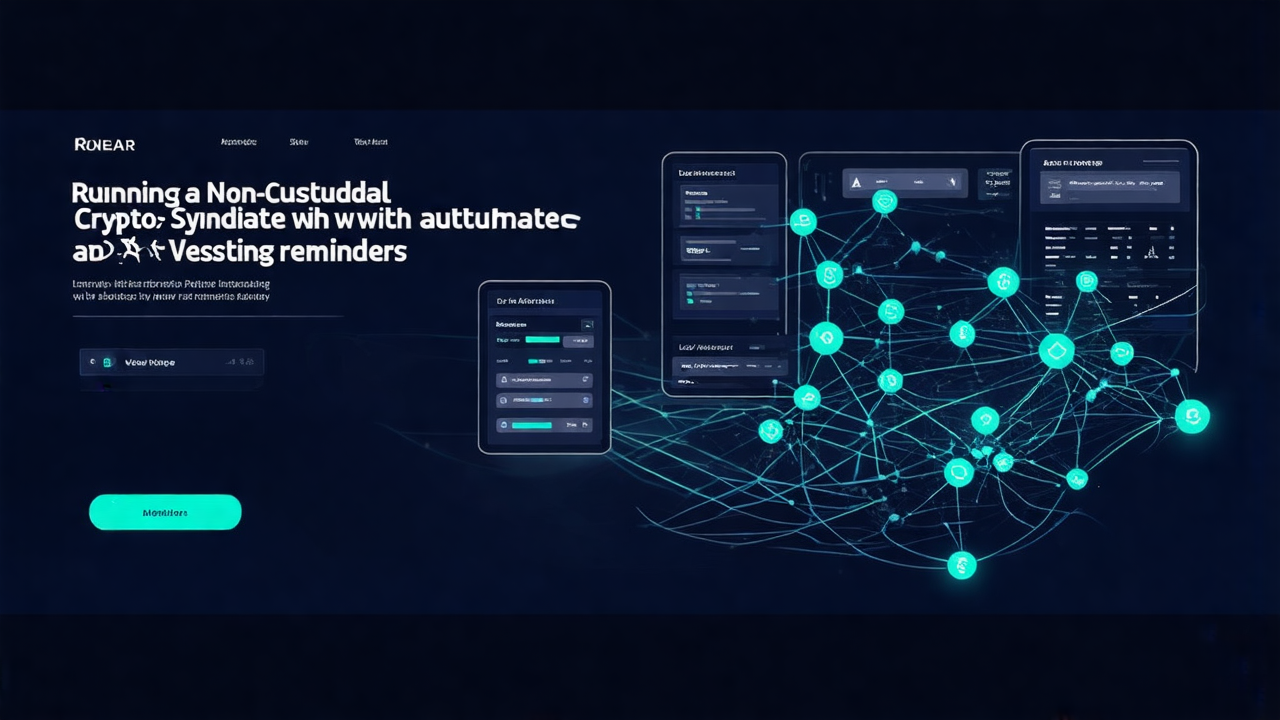 Running a Non-Custodial Crypto Syndicate with Automated Vesting Reminders