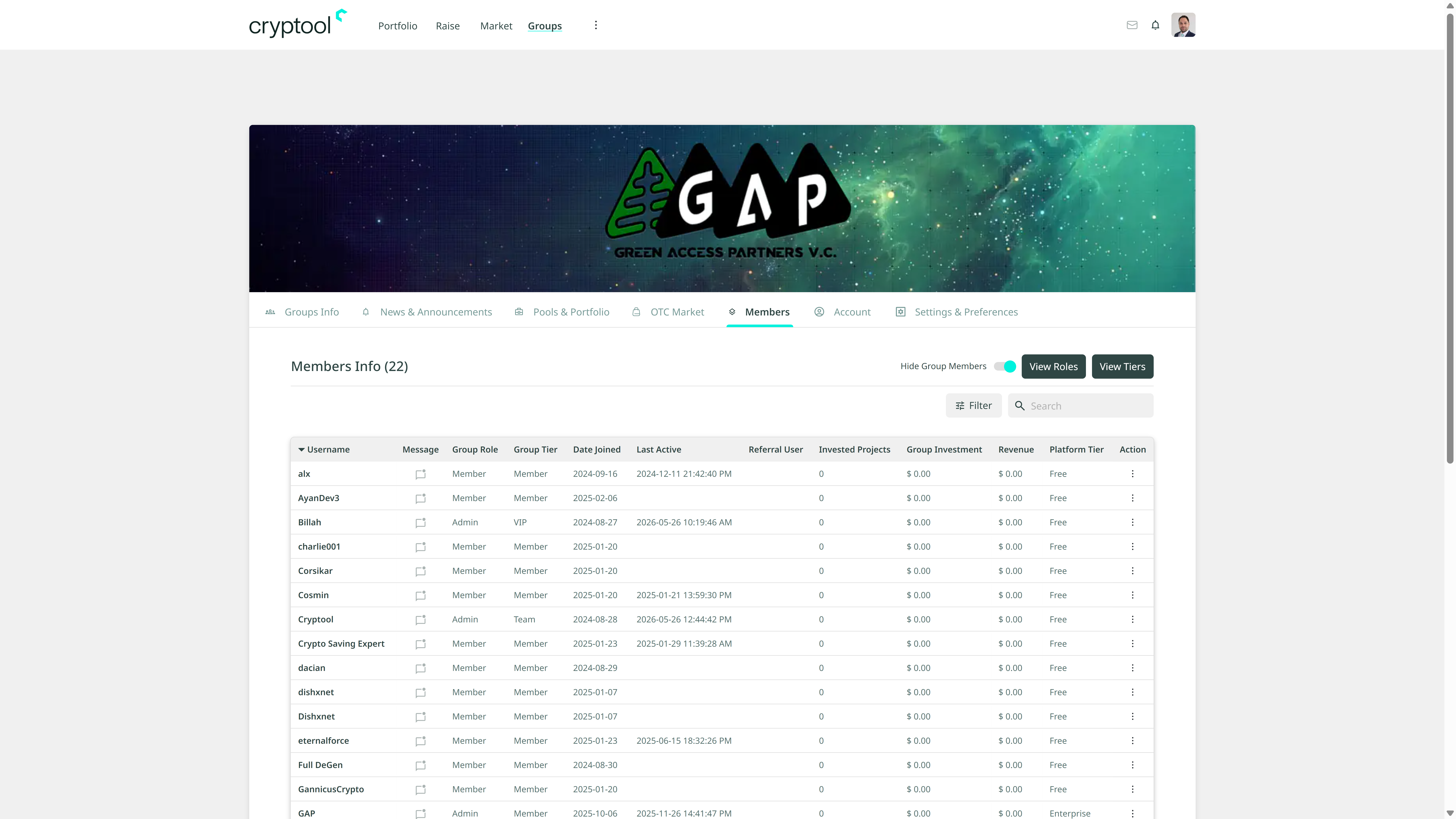 Crypto Investor CRM: Members, Allocations and Distributions in One Place