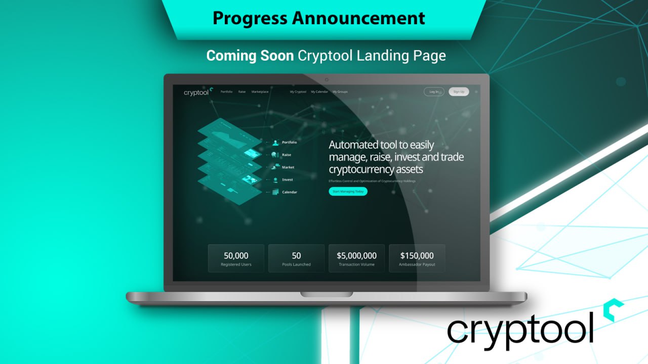 A new cryptool.io, built around one-click crypto management